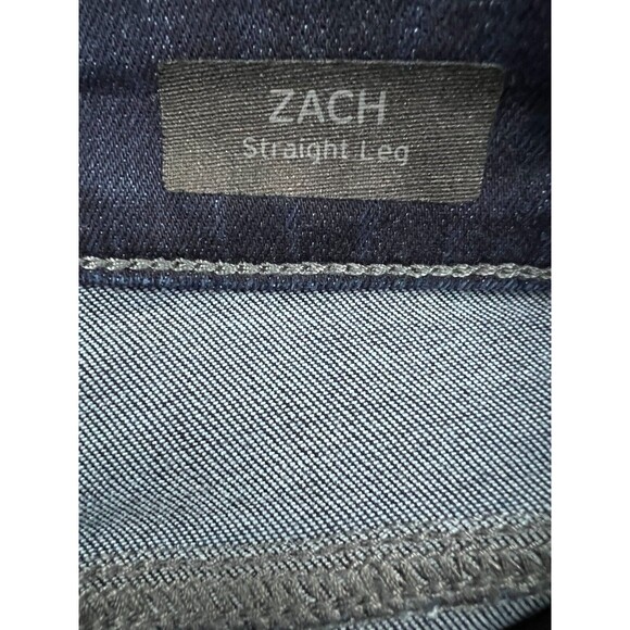 Mavi Mens Zach Straight Leg Jeans Blue 32/32 Denim Mid Rise 5 Pocket Medium Wash - Picture 7 of 14